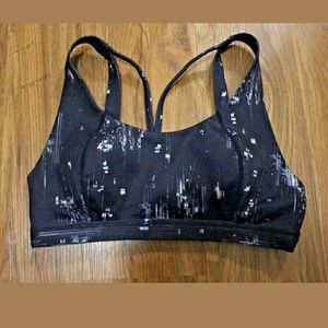 Sweaty betty infinity strappy S sports bra black